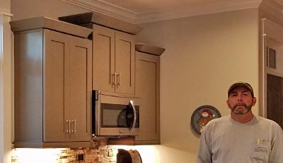 David Cheek, master cabinet maker